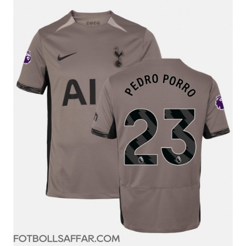 Tottenham Hotspur Pedro Porro #23 Tredjeställ 2023-24 Kortärmad